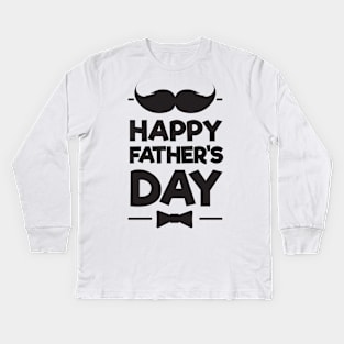 Dad Happy Father's Day Funny Gift Father's Day Kids Long Sleeve T-Shirt